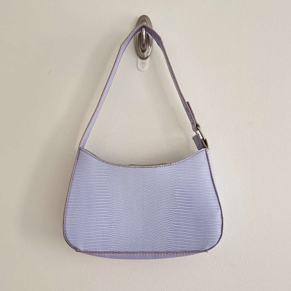 UO Lilac croc shoulder bag